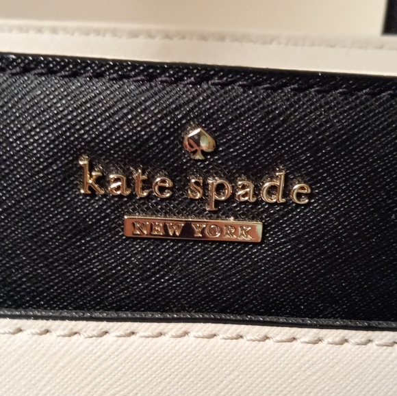 EUC Kate Spade Cameron Street Mini Candace Satchel/Crossbody In Black And Cream - Picture 2 of 9